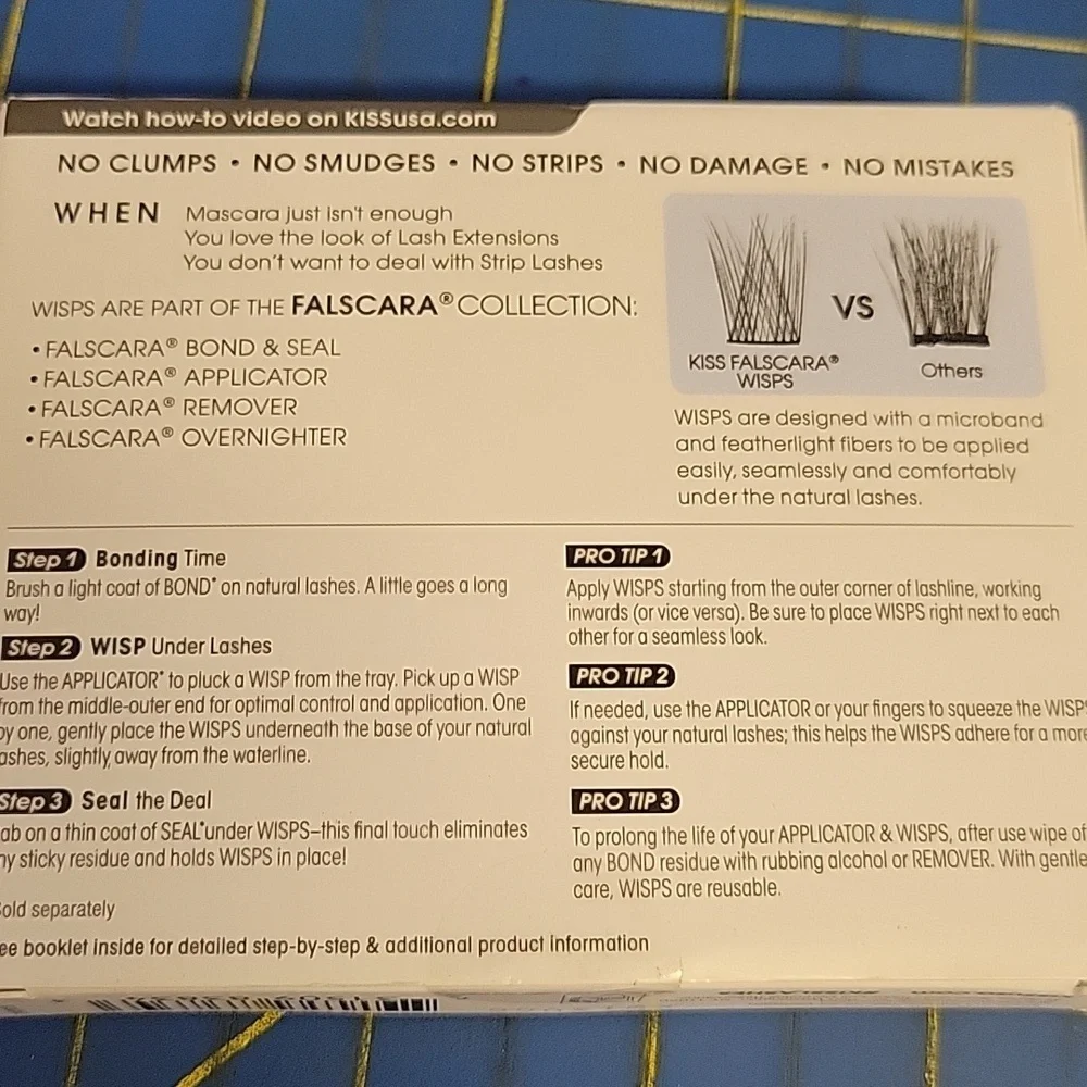 KISS Falscara Multi Pack Natural Wispy Wisps New Sealed Box